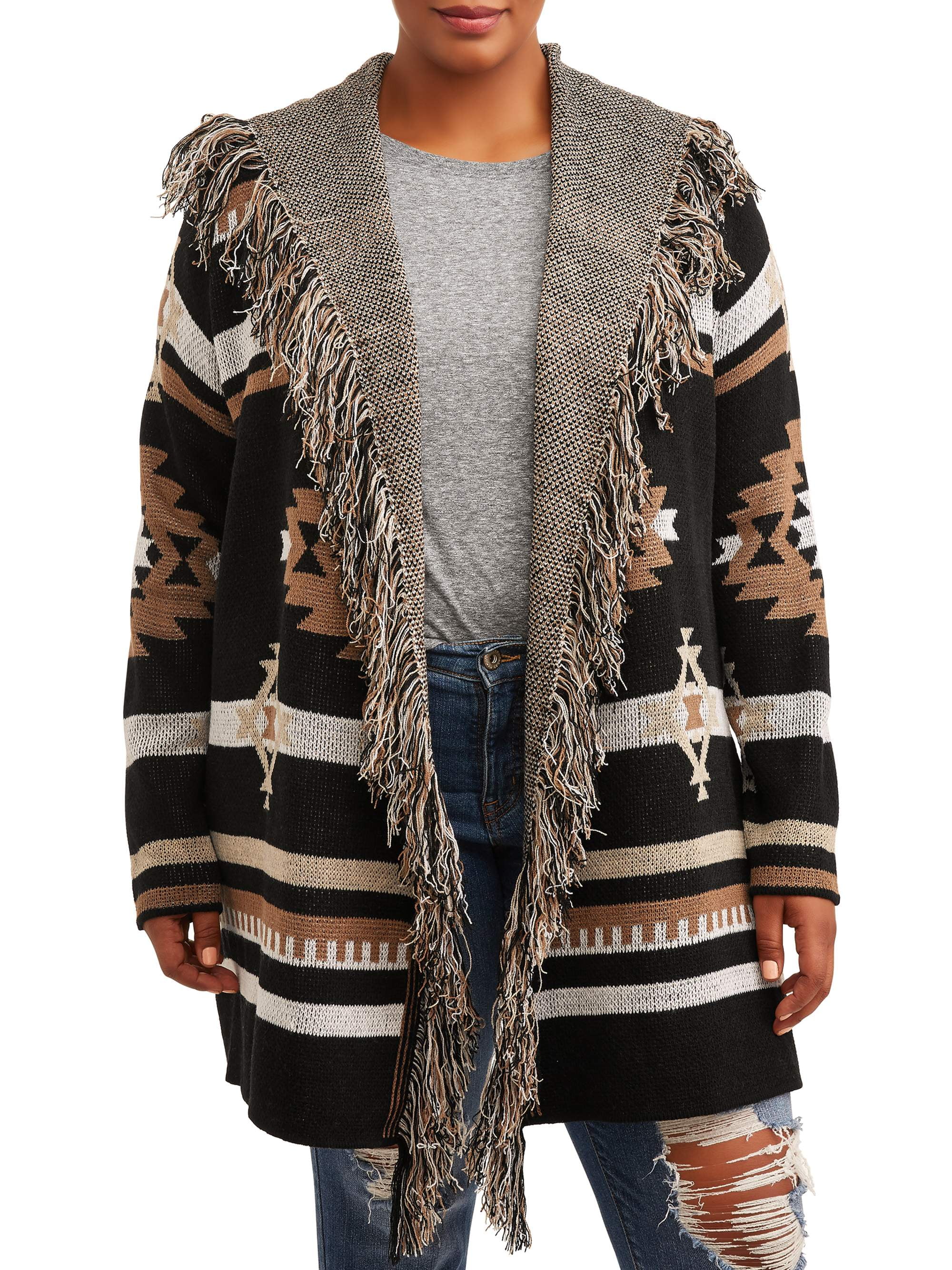 Absolutely-Famous-Women-s-Plus-Size-Jacquard-Open-Front-Cardigan-with-Fringe-Trim_10d742a6-9f21-4ca7-b5cd-c8fb9c1b8662_1.e5fd5ea5cdd7a48c4162adece2cdfa2a Absolutely Famous Women's Plus Size Jacquard Open-Front Cardigan with Fringe Trim - Image 1